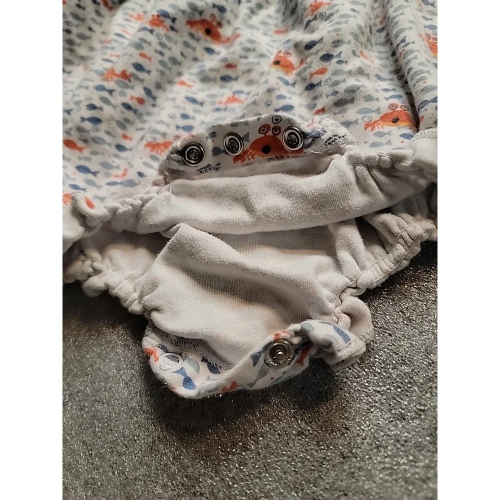 Zutano Crabby Bubble Bodysuit Romper Size 24 Months Adorable‎